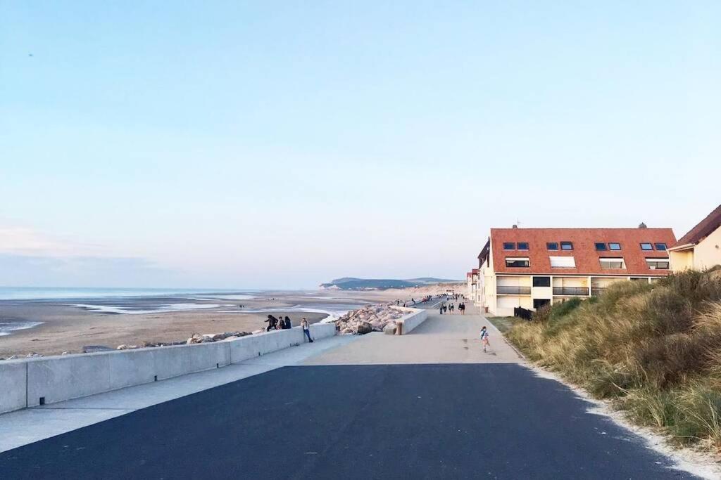 Duplex Avec Jacuzzi Vue Imprenable Sur La Baie De Wissant Apartamento Exterior foto